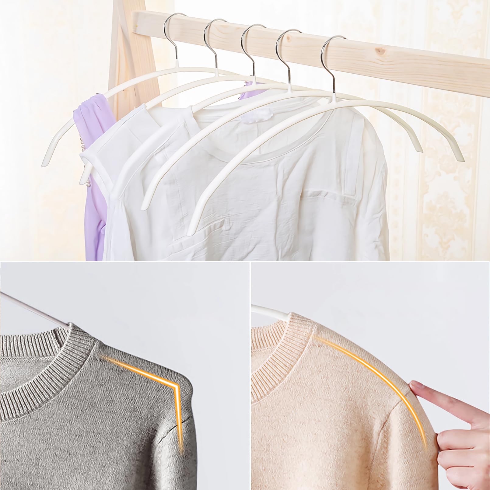【新着商品】AYO ハンガー アーチ型 スーツハンガー すべらない かたくずれ防 Amazon.co.jp: AYO ハンガー アーチ型 スーツハンガー すべらない かた
